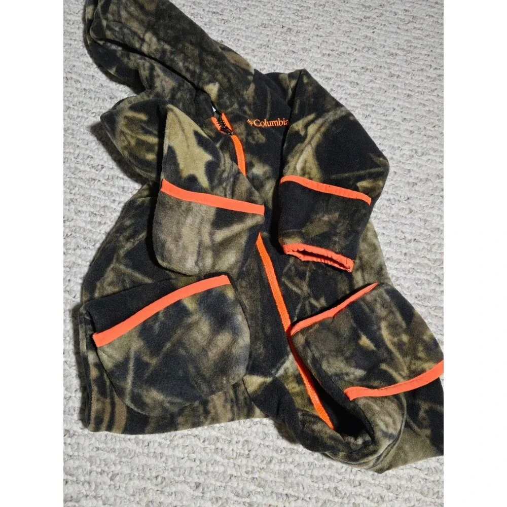 Columbia Snowtop II Bunting Infants Camo Orange Infant size 6-12 Months unisex